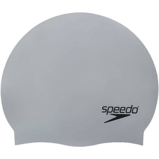 Czepek Silikonowy Speedo 8-709911181 Plain Flat Silicone Cap Silver Speedo