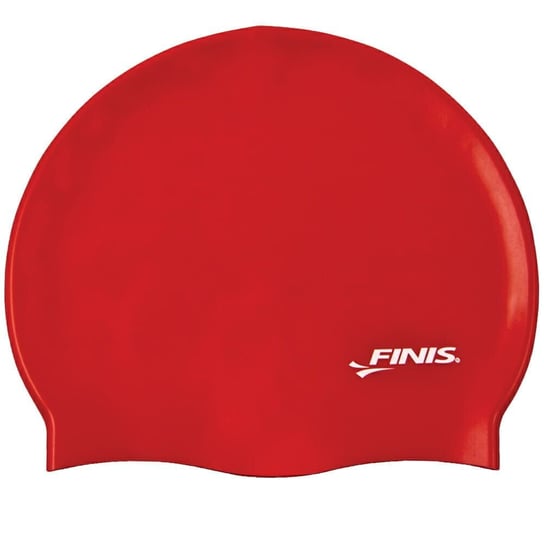 Czepek Startowy Pływacki Silicone Solid Cap Red Zamiennik/inny