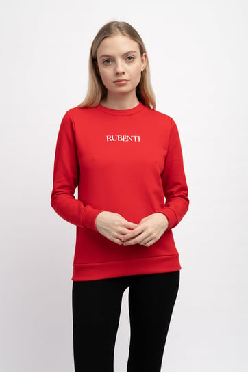 Czerwona bluza damska bez kaptura Rubenti One-M Inna marka