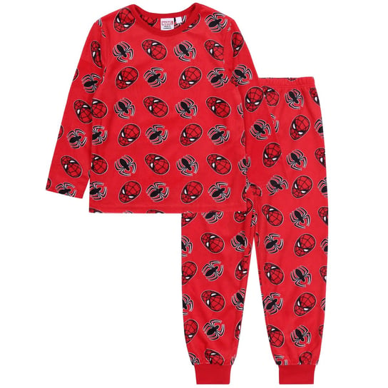Czerwona, Chłopięca Piżama Z Długimi Rękawami Spider-Man Marvel Marvel