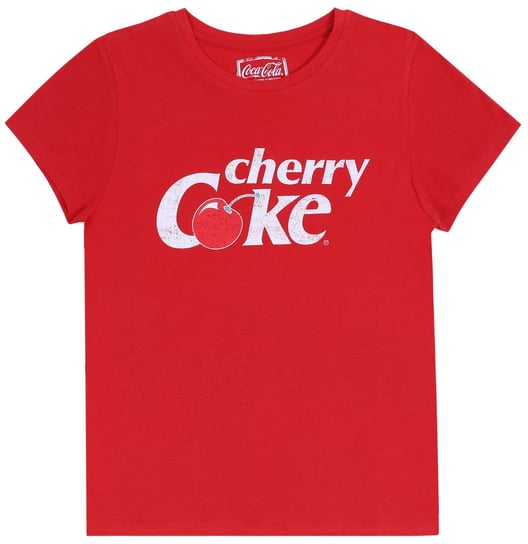 Czerwona koszulka Cherry Coke S Coca-Cola