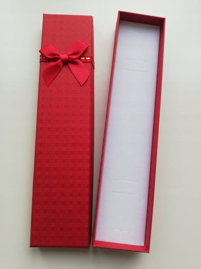 czerwone pudełko ozdobne opakowanie prezent gift Inny producent