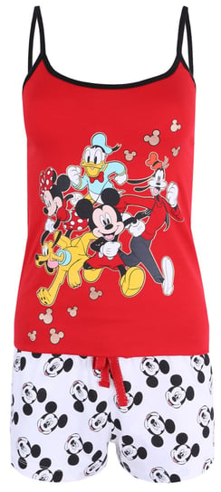 Czerwono-Biała Piżama Damska Myszka Mickey Disney sarcia.eu
