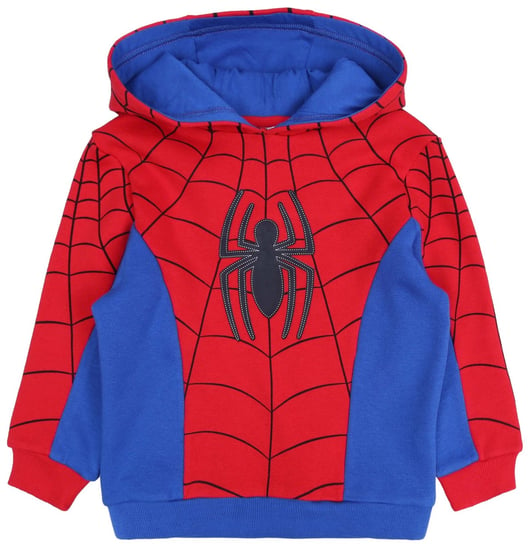 Czerwono-niebieska bluza z kapturem Spider-man MARVEL 5-6lat 116 cm sarcia.eu