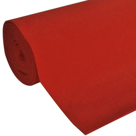 Czerwony dywan 10x1m, 400g/m², poliester / AAALOE Inna marka