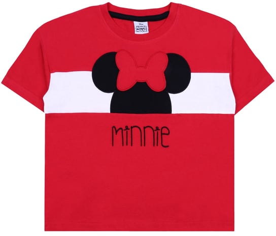 Czerwony, dziewczęcy t-shirt/koszulka z motywem Myszki Minnie DISNEY 11 lat 146 cm Disney