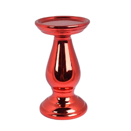 Czerwony lichtarz — świecznik Umowero 16 cm Duwen