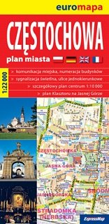 Częstochowa. Plan miasta 1:22 000 Expressmap Polska Sp. z o.o.