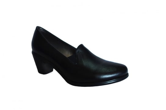 Czołenko czarne na szerszą stopę obcas 5,5cm nr.37 Polskie buty