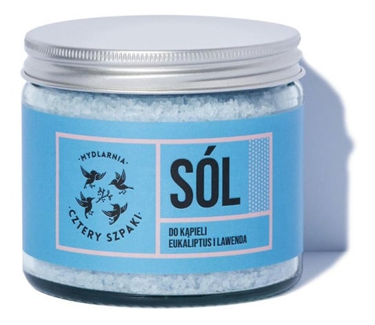 Cztery Szpaki, Sól do kąpieli Eukaliptus i Lawenda, 320 g Cztery szpaki