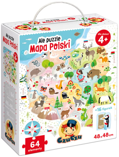 CzuCzu. Ale puzzle. Mapa Polski Opracowanie zbiorowe
