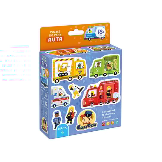 CzuCzu Puzzle do pary Auta Opracowanie zbiorowe