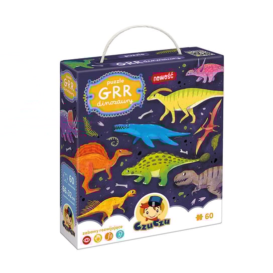 CzuCzu. Puzzle Grr. Dinozaury dla dzieci w wieku 4+ Opracowanie zbiorowe