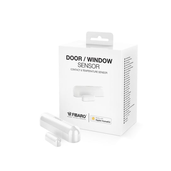 Czujnik otwarcia drzwi/okna i temperatury wewnętrzny FIBARO Sensor 2, biały Fibaro