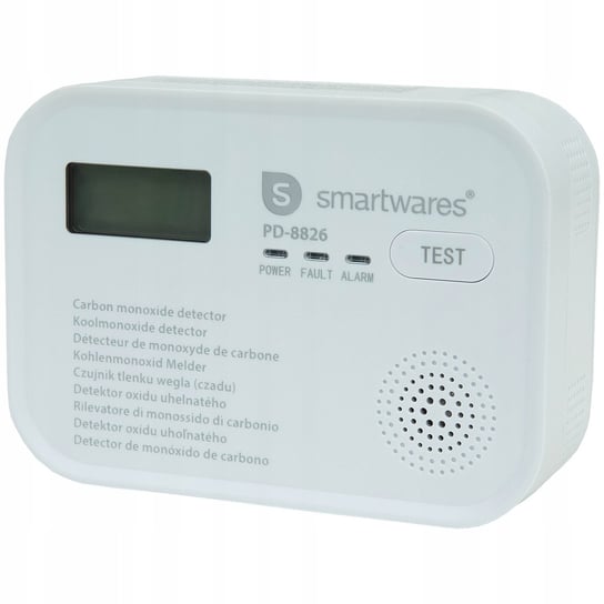 Czujnik tlenku węgla Smartwares alarm dźwiękowy Inna marka