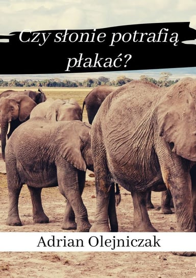 Czy słonie potrafią płakać? Olejniczak Adrian