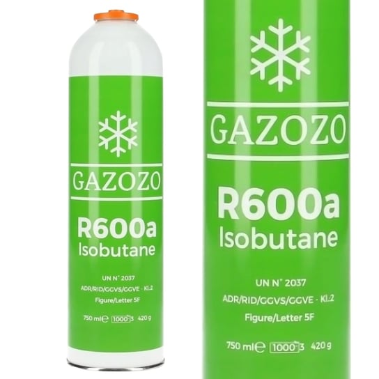 Czynnik chłodniczy izobutan / gaz R600a 420g inna (Inny)