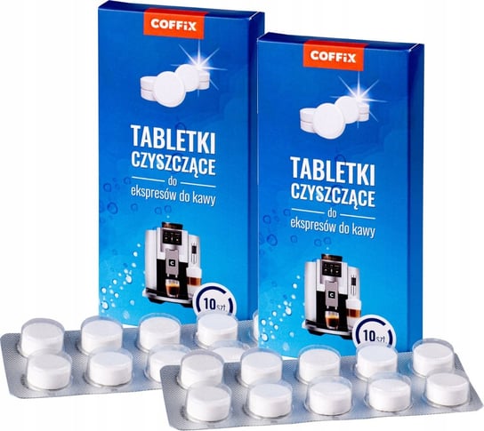 Czyścik Tabletki do Czyszczenia Ekspresu i Usuwania Osadów Oleistych z Kawy COFFIX 20 szt. Coffix