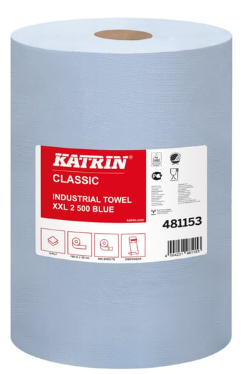 Czyściwo Papierowe, Katrin Classic Xxl 2, 2W Niebieskie, Opakowanie 2 Rolki Metsa Tissue
