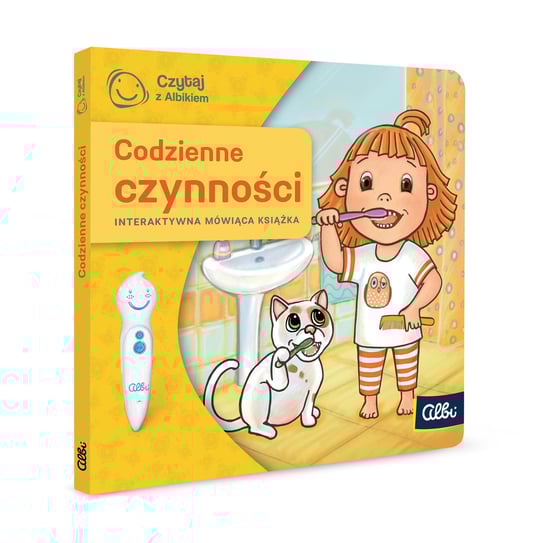 Czytaj z Albikiem, Codzienne czynności, interaktywna mówiąca mini książka Albi