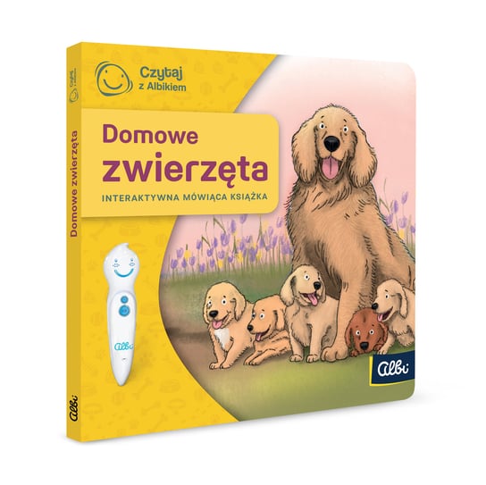 Czytaj z Albikiem, Domowe zwierzęta, interaktywna mówiąca mini książka Albi