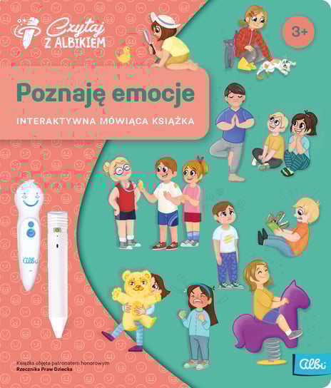 CZYTAJ z ALBIKIEM Interaktywna MÓWIĄCA Książka POZNAJĘ EMOCJE Albik 3+ Albi