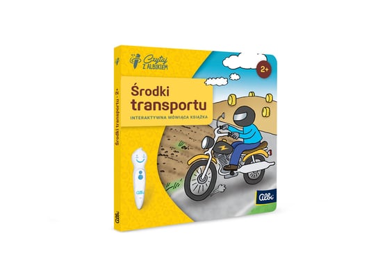 Czytaj z Albikiem, Środki transportu, interaktywna mówiąca mini książka Albi