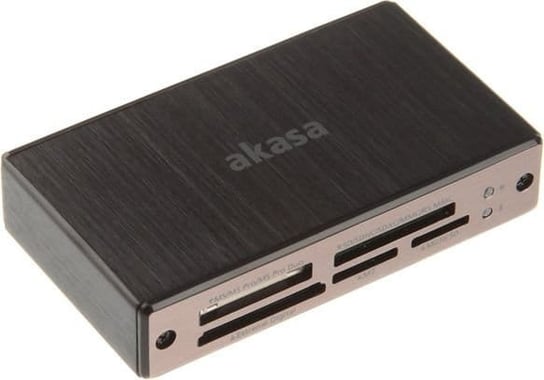 Czytnik Akasa zewn, kart pamięci - USB 3.0 (AK-CR-06BK) Akasa