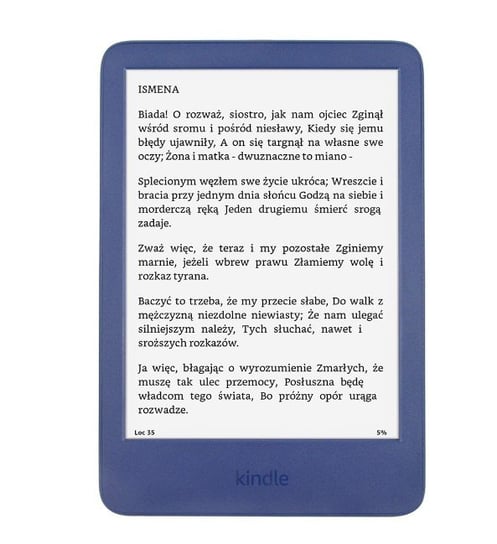 Czytnik e-booków Kindle 11, 16GB niebieski, bez reklam Kindle