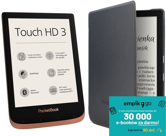 Czytnik e-booków Pocketbook Touch HD3 + etui Pocketbook