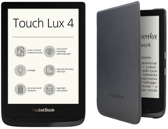 Czytnik e-booków Pocketbook Touch Lux 4 + Etui Pocketbook Shell Pocketbook