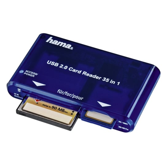 Czytnik kart HAMA 35W1, USB 2.0 Hama