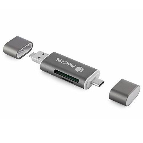 Czytnik kart NGS ALLYREADER USB/Micro-USB Szary, Biały NGS