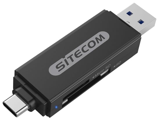 Czytnik kart pamięci SITECOM MD-067, 2w1, USB-C, USB-A Sitecom