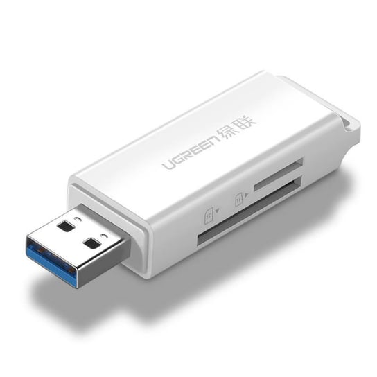 Czytnik kart pamięci - Ugreen CM104 SD/TF USB 3.0 (biały) uGreen