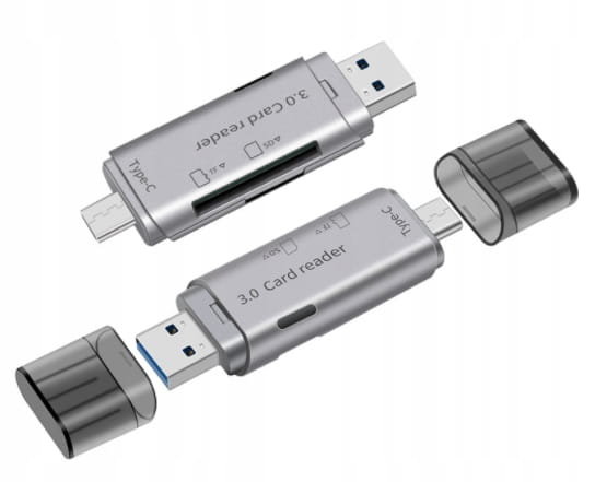 Czytnik Kart SD, Zenwire, microSD TF USB 3.0 USB-C OTG 5Gb/s Zenwire