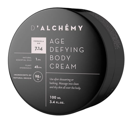 D'ALCHEMY, Przeciwstarzeniowy krem do ciała, 100 ml D'Alchemy