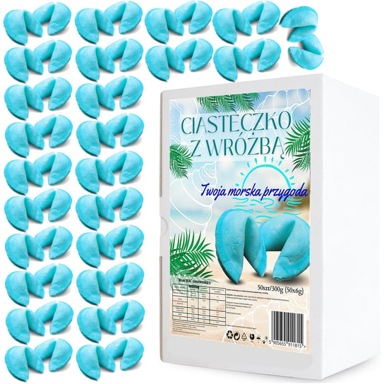 D&D Fun Cookies / Zestaw Ciasteczek "Blue Sea" 50 Sztuk 300G Inna marka