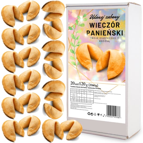 D&D Fun Cookies / Zestaw Ciasteczek "Cookies Classic Girl Party" 20 Sztuk 120G Inna marka