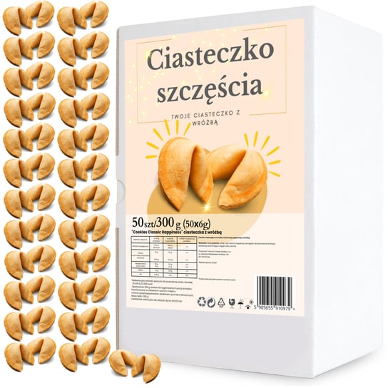 D&D Fun Cookies / Zestaw Ciasteczek "Cookies Classic Happiness" 50 Sztuk 300G Inna marka