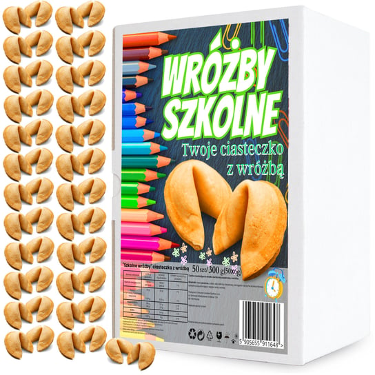 D&D Fun Cookies / Zestaw Ciasteczek "Szkolne Wróżby" 50 Sztuk 300G Inna marka