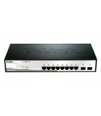 D-Link DGS-1210-10 10port Gbit Smart Switch, 2x SFP D-link