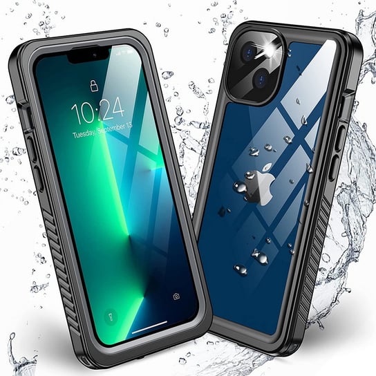D-Pro 360° Waterproof Case IP68 etui wodoodporne wodoszczelne do iPhone 13 mini (Black) D-pro