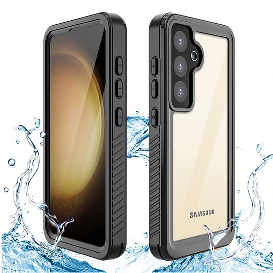 D-Pro 360° Waterproof Case IP68 etui wodoodporne wodoszczelne do Samsung Galaxy S24 Plus (Black) D-pro