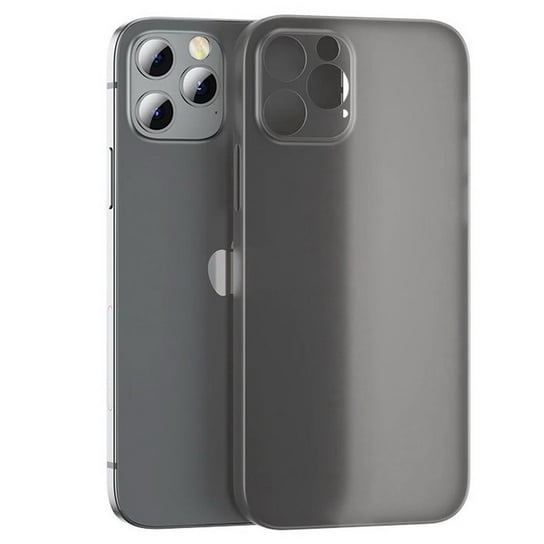 D-Pro Air Slim 0.4mm PP Case ultra cienkie etui do iPhone 12 mini (Smoke Black) D-pro
