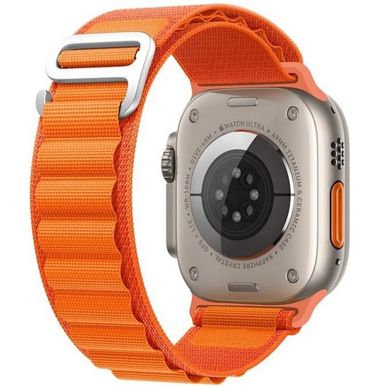 D-Pro Alpine Loop pasek opaska do Apple Watch 4/5/6/7/8/SE/Ultra 42/44/45/49mm (Orange) D-pro