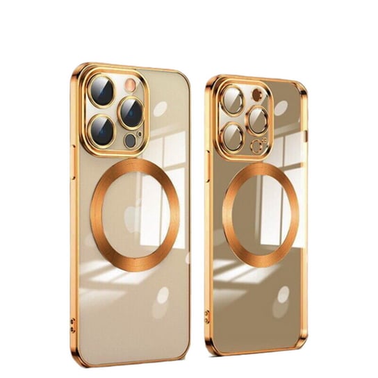 D-Pro Gloss MagSafe Case etui magnetyczne obudowa iPhone 13 Pro (Gold) D-pro