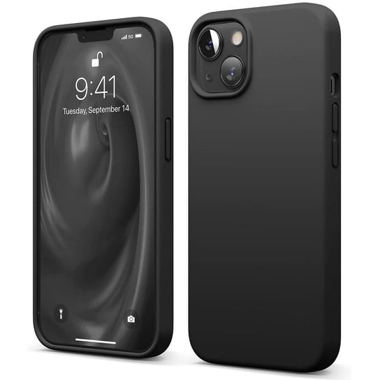 D- Pro Liquid Silicone Case Etui Obudowa Do Iphone 12 Mini/13 Mini (Black) D-pro