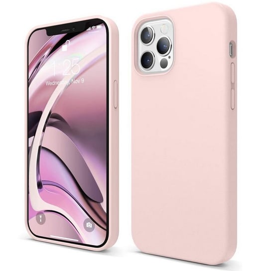 D- Pro Liquid Silicone Case Etui Obudowa Do Iphone 12 Pro Max (Pink Sand) D-pro
