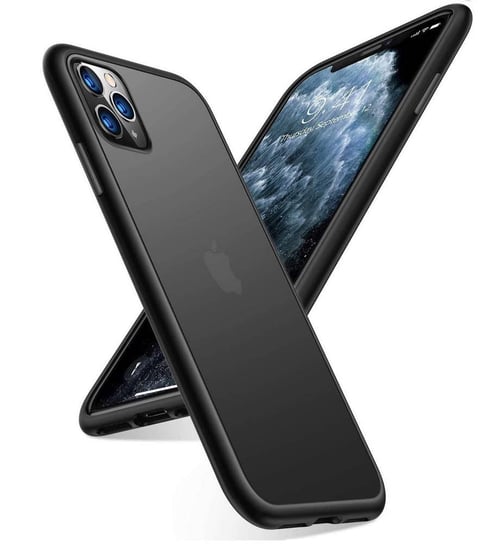 D-Pro Matte Hybrid Case Etui Obudowa iPhone 11 Pro (Black) D-pro
